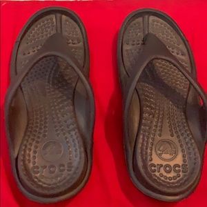 Crocs flip flops